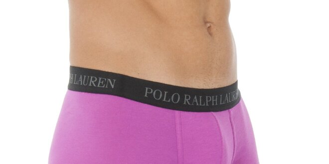Pánské fialové boxerky Polo Ralph Lauren