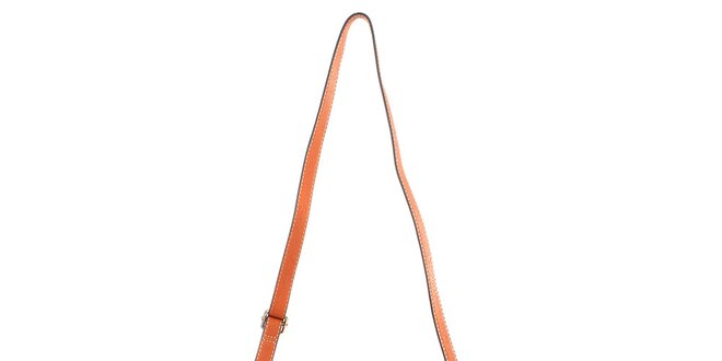 Dámská oranžová kabelka s odepínacím popruhem Caro Paris