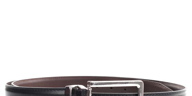 Pánský hnědo-černý pásek Calvin Klein - oboustranný