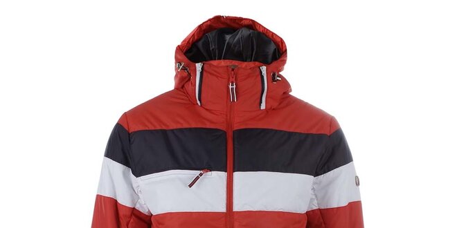 Pánská červeno-bílá bunda do zimy Trimm