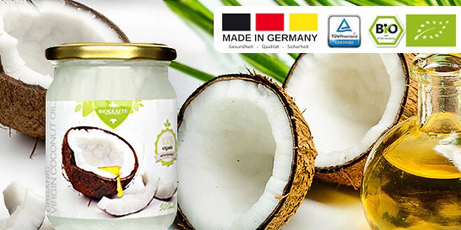 Bio panenský kokosový olej (900 ml)