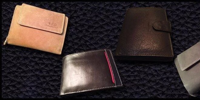 Kvalitní peněženky z pravé kůže