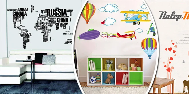 Vylepšete své zdi pěknou samolepkou