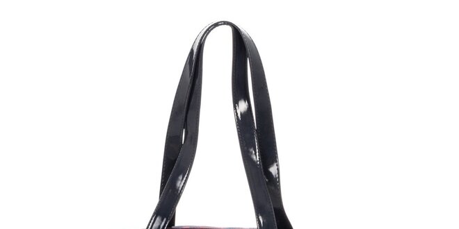Dámská fialová kabelka se vzorem Tommy Hilfiger