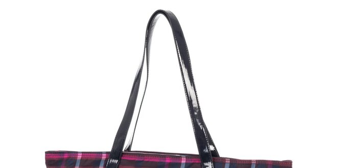 Dámská kabelka se vzorem Tommy Hilfiger - fialová