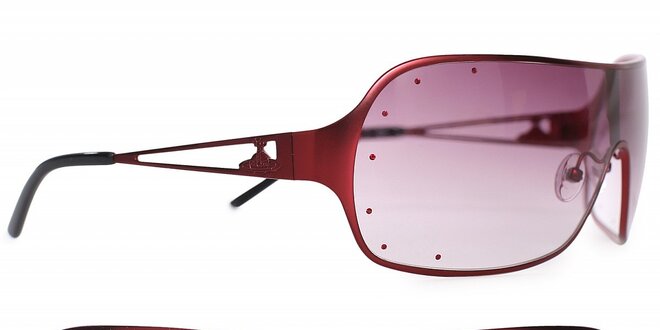 Dámské červené kovové sluneční brýle Vivienne Westwood