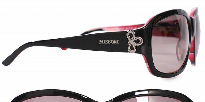 Dámské černo-růžové sluneční brýle Missoni