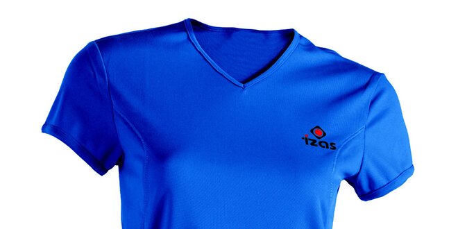 Dámské modré technické tričko s krátkým rukávem Izas