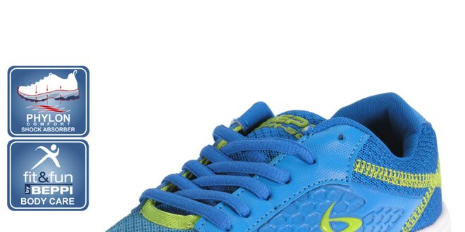 Dámské modré běžecké boty Beppi