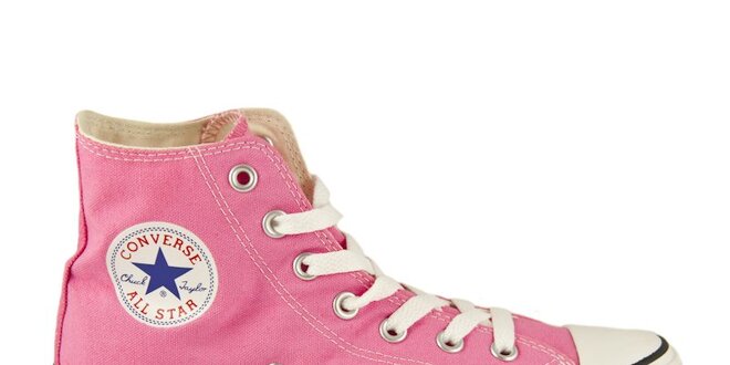 Růžové kotníkové tenisky Converse