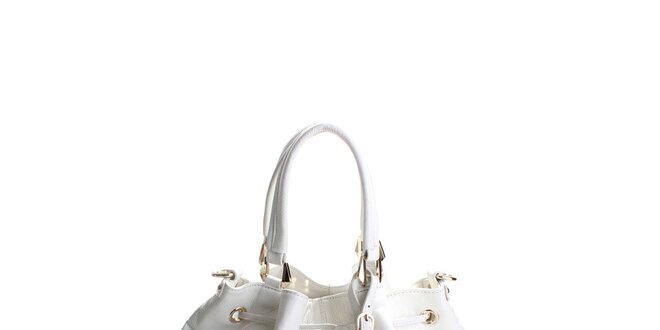 Dámská bílá kožená kabelka Belle&Bloom