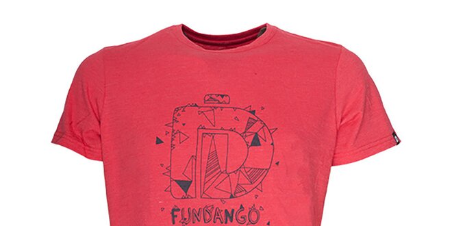 Pánské tričko s krátkým rukávem Fundango - červený odstín