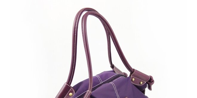 Dámská fialová nylonová kabelka Hippyssidy