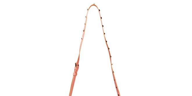 Dámská kabelka s nápisy DKNY - růžová