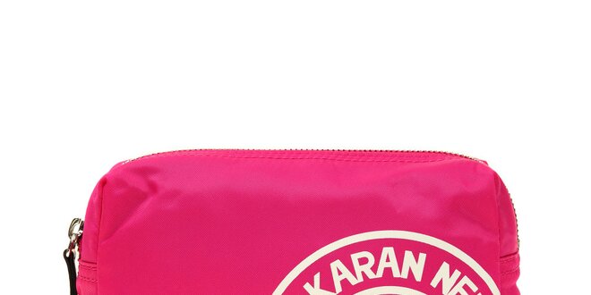 Dámská růžová taštička na zip DKNY