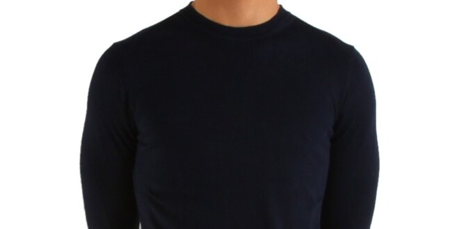Pánský tmavě modrý svetr Calvin Klein