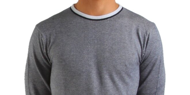 Pánský šedý svetr Calvin Klein