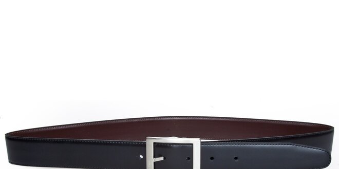 Pánský černo-hnědý oboustranný pásek Calvin Klein