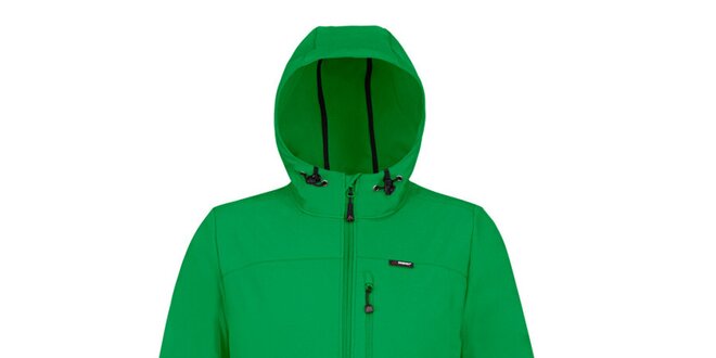 Pánská zelená softshellová bunda Maier