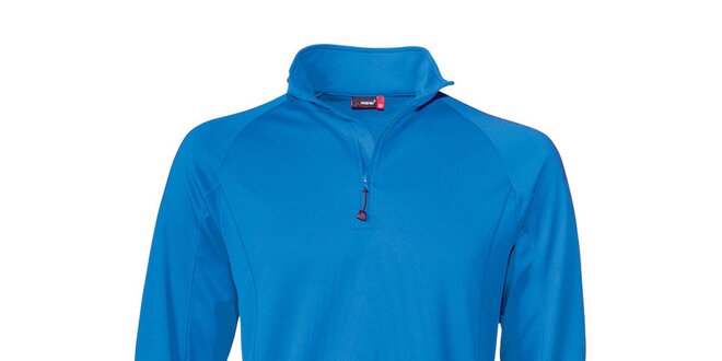 Pánské modré lyžařské triko s dlouhým rukávem Maier