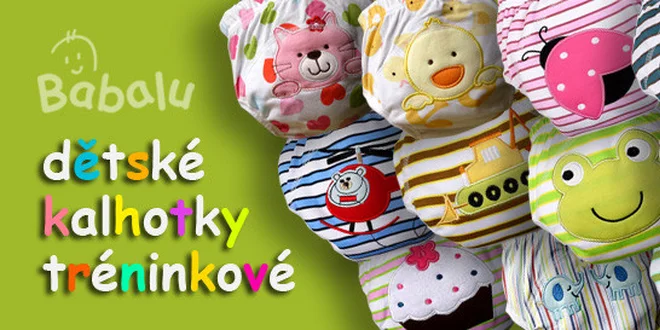 Dětské tréninkové kalhotky, set 3 kusy