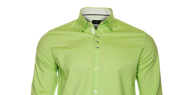 Pánská světle zelená košile Roberto Verino