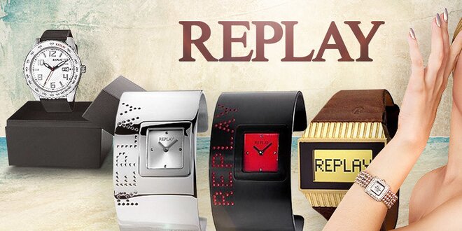 Nejlepší výběr ze značkových hodinek Replay