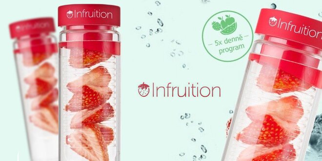 Unikátní lahev Infruition™ (600 ml) – pijte s chutí!