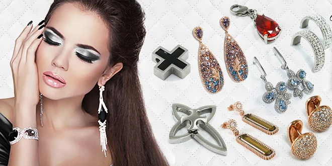 Sleva až 70% na nákup šperků ze stříbra a chirurgické oceli