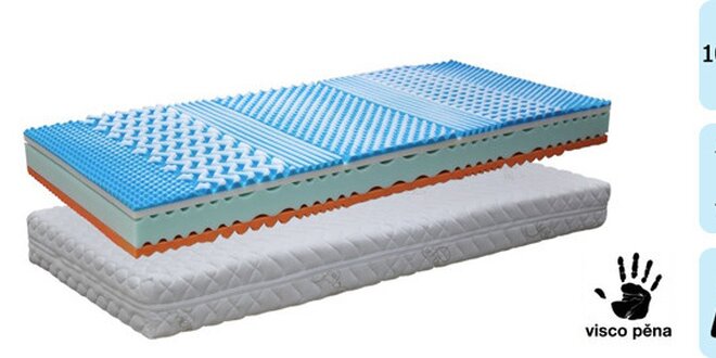 2 ks matrace TROPICO Soft sleep Cashmere 100x220