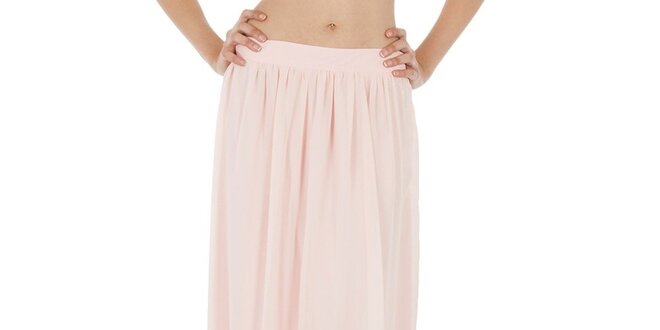 Dámská světle růžová dlouhá sukně v Paola Pitti