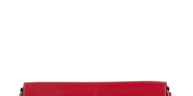 Dámská červená aktovka s popruhem Paola Pitti