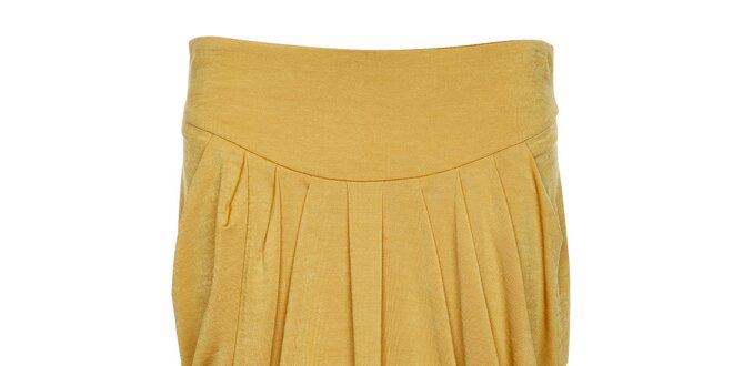 Dámská zlatavě béžová sukně Pietro Filipi