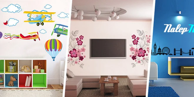 Vylepšete své zdi pěknou samolepkou