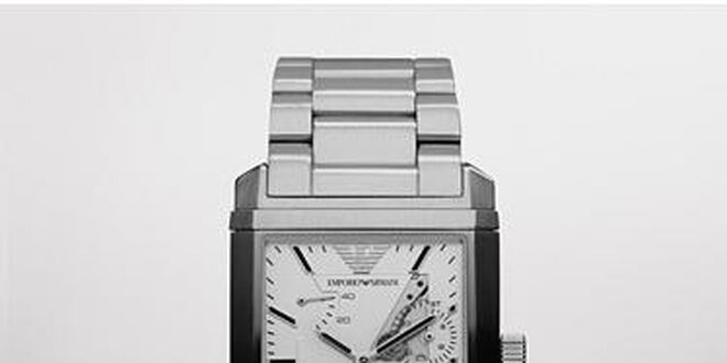 Pánské hodinky Emporio Armani z kartáčované oceli
