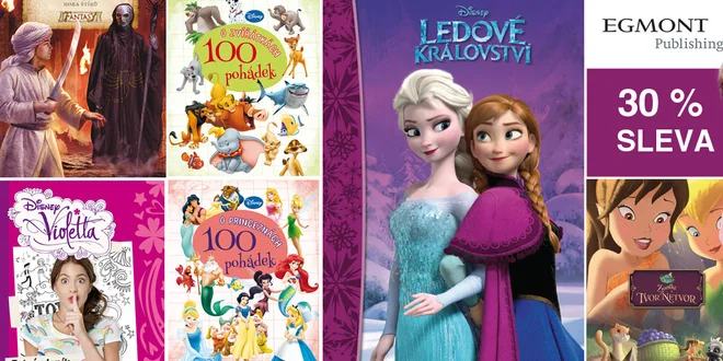30% sleva na nákup v e-shopu Egmont