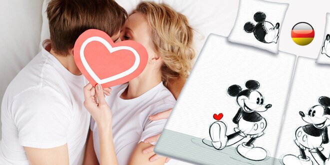 Povlečení se zamilovaným Mickeym