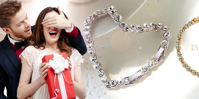 Okouzlující náramek s krystaly Swarovski