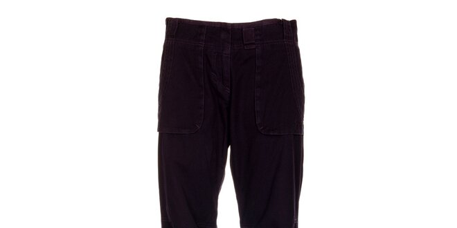 Dámské tmavě fialové kalhoty Hannah