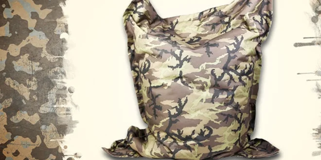 Špičkový sedací pytel Bullibag - Maskáč Outdoor