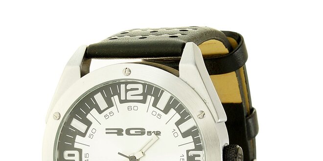 Unisexové černé analogové hodinky RG512