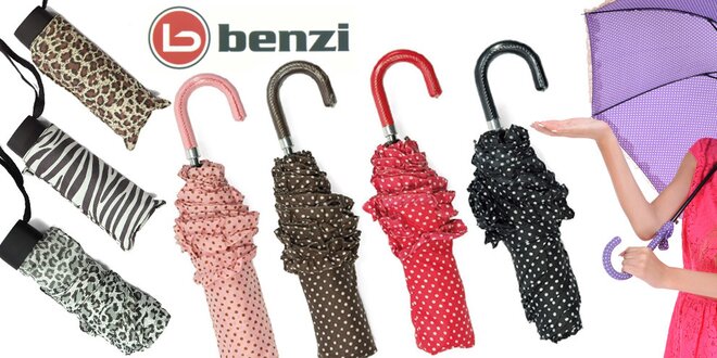 Designové skládací deštníky BENZI