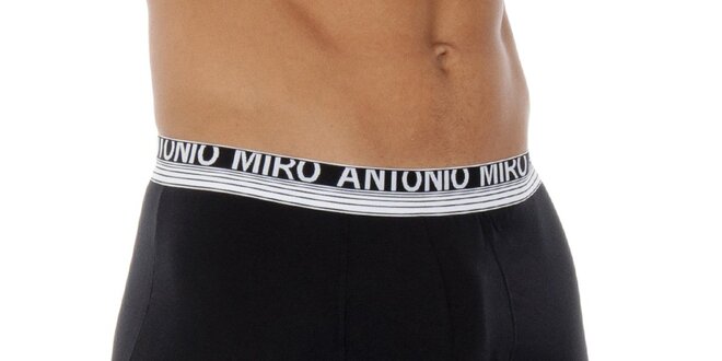 Pánské černé boxerky Antonio Miro