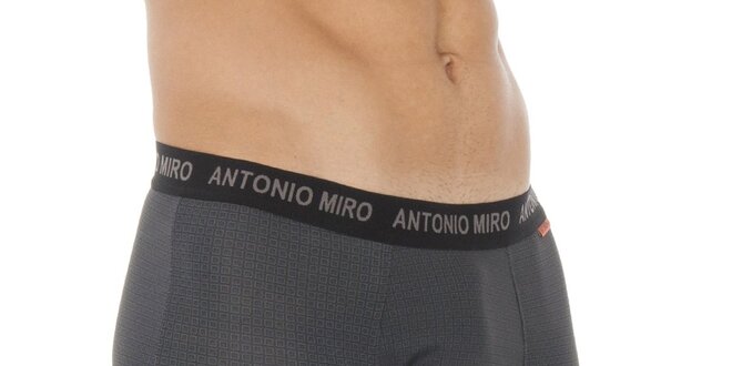 Pánské černé boxerky Antonio Miro