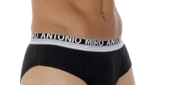 Pánské černé slipy Antonio Miro