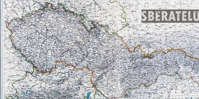 Limitovaná edice 16 map českých zemí