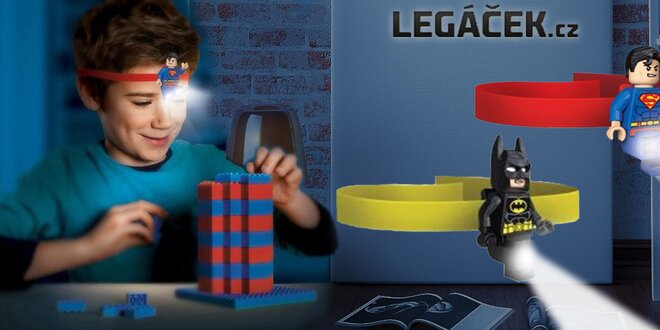 Čelovka Lego Superman nebo Batman