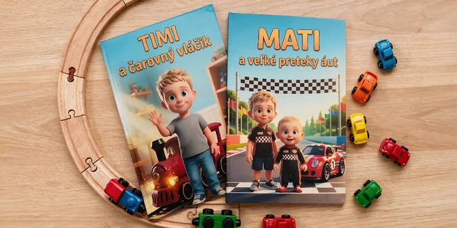 Personalizovaná detská kniha vytvorená s pomocou AI