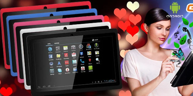Tablety s ANDROIDOM 4.0 s puzdrom a klávesnicou