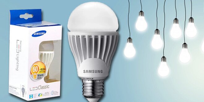 Designová LED žárovka Samsung - nahradí 60 W